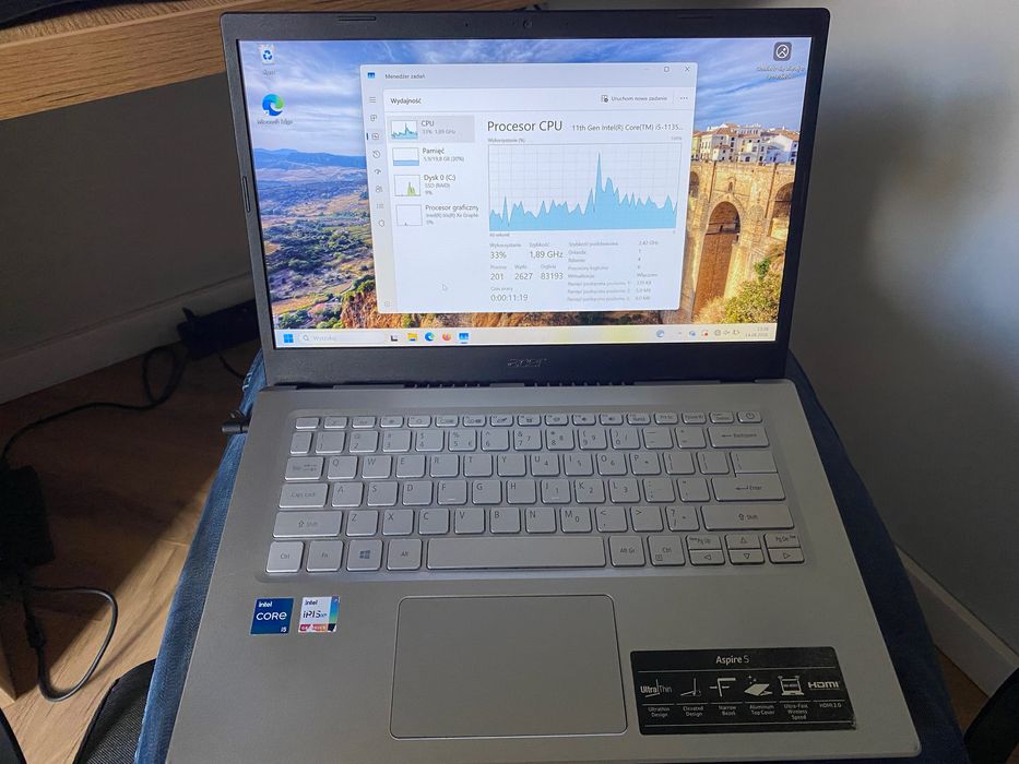 Laptop Acer Aspire 5 – i5-1135G7 / 20GB RAM / SSD 512GB / Win 11