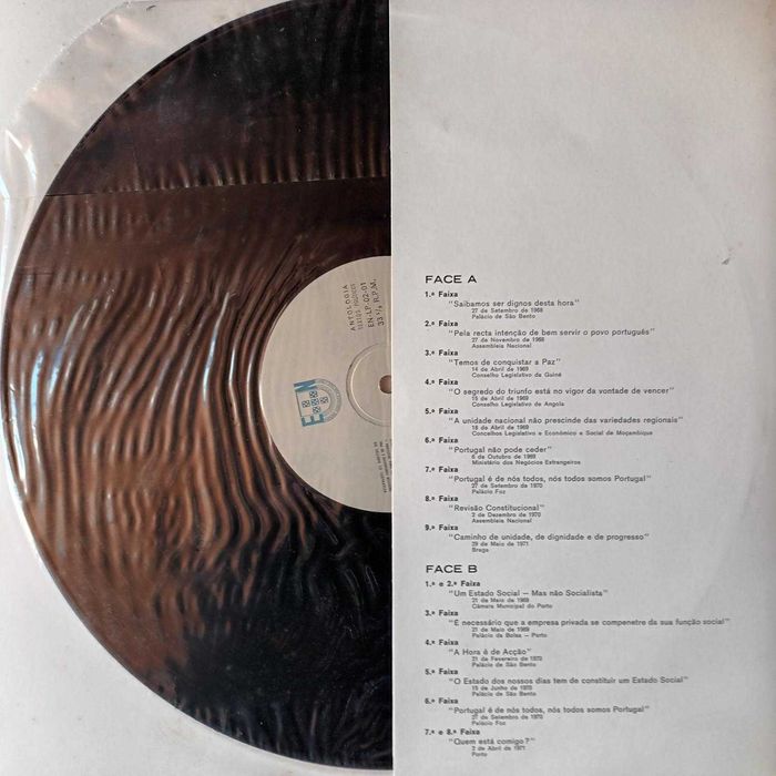 Disco 33rpm Marcelo Caetano