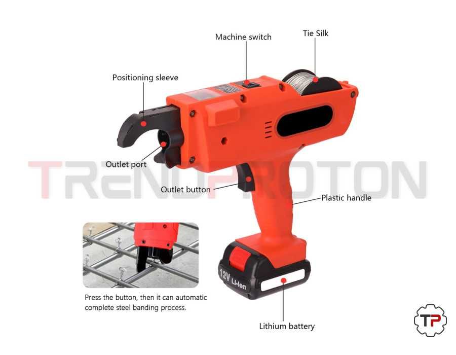 Atador / Amarrador de Ferro a Bateria