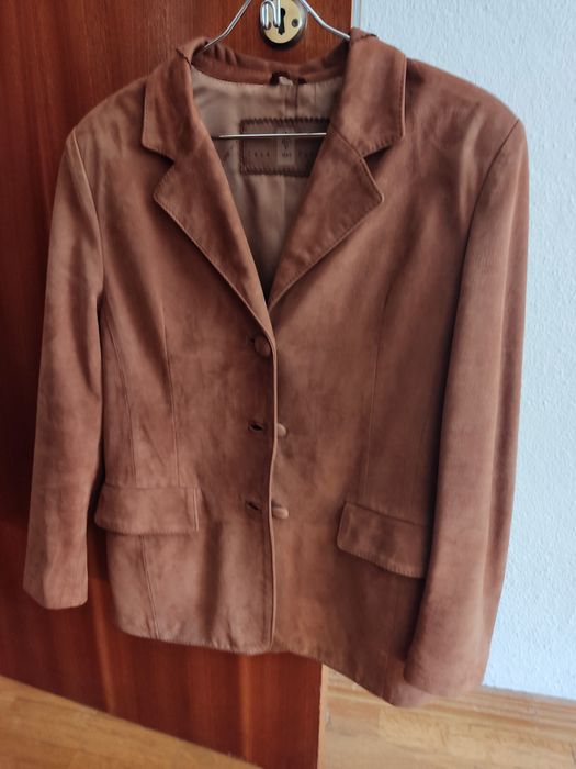 Blazer em pele tamanho 38