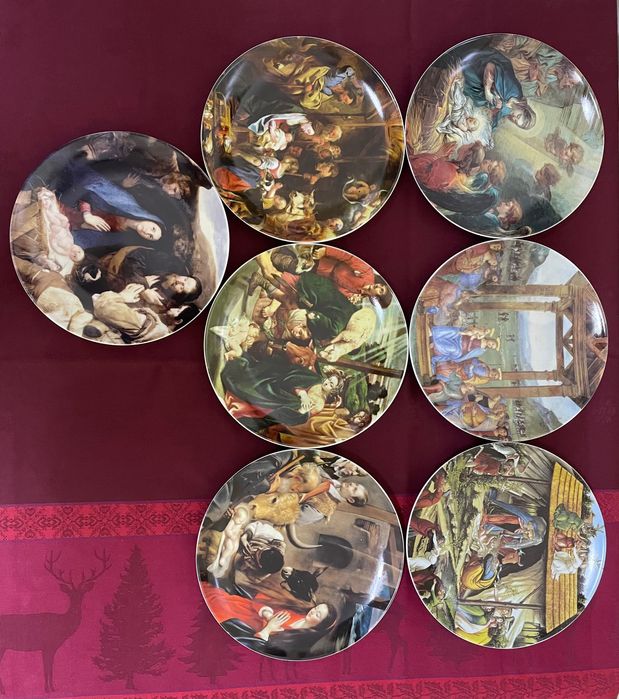 Prato Coleção Natal Vista Alegre (7unidades)