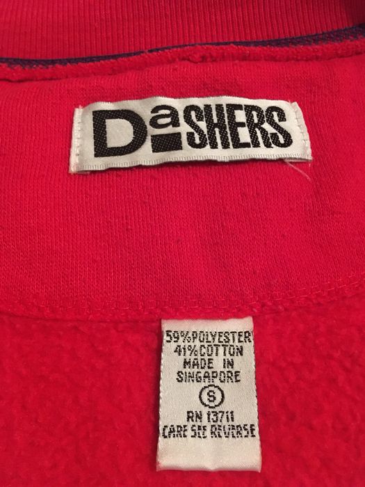 Bluza sweter rozpinany czerwona krótka luźna S Vintage