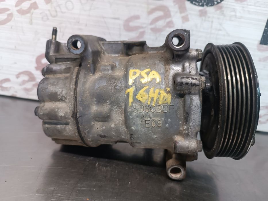 Compressor Ar Condicionado PEUGEOT 308 II 1.6 HDi / BlueHDi 115 (85 kW / 115 cv) [09.2013 - 06.2021] 9HC (DV6C) - 9678656080 1.6 HDi / BlueHDi 115 (85