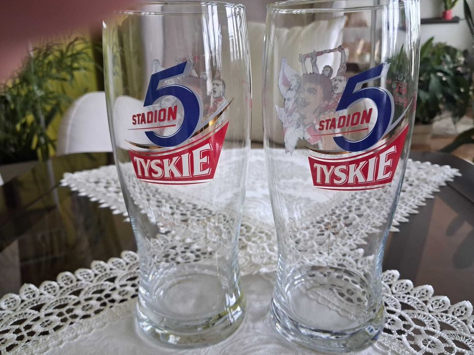 Szklanki do piwa  marki atayskie z serii promocyjnej