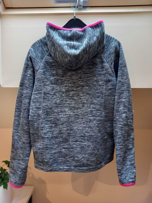Ciemnoszara rozpinana bluza