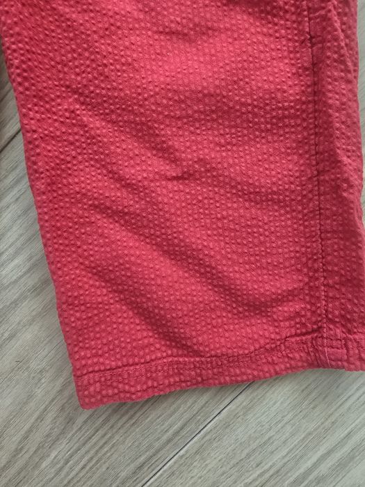 Czerwony kombinezon r. 134 h&m bawełna