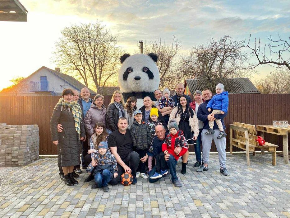 Великі надувні іграшки, День народження, велика панда, великий ведмідь