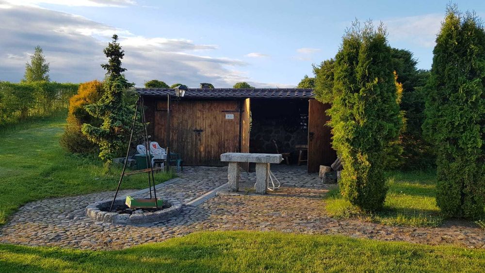 Dom wakacyjny z jacuzzi nad jez.Orzysz z
