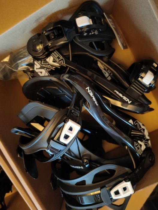Nowe wiązania snowboardowe Raven Fastec FTM450 M L XL jak flow sp 360