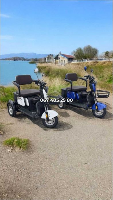 Электротрицикл пассажирский DOZER Model 4 (800W) Запас хода до 60 км