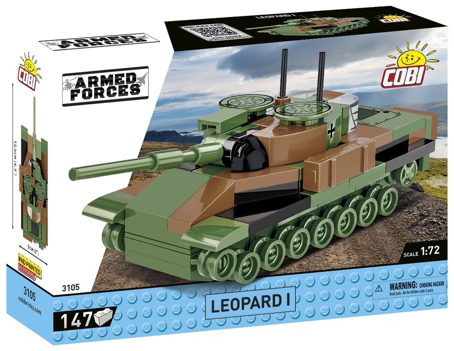 Klocki Cobi 3105 Czołg Leopard 1 Armed Forces 147 El.