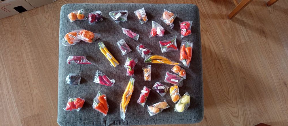 Caixas de malagueta fresca ardência baixa