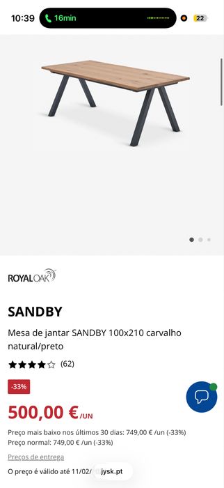 Mesa + aparador 600€