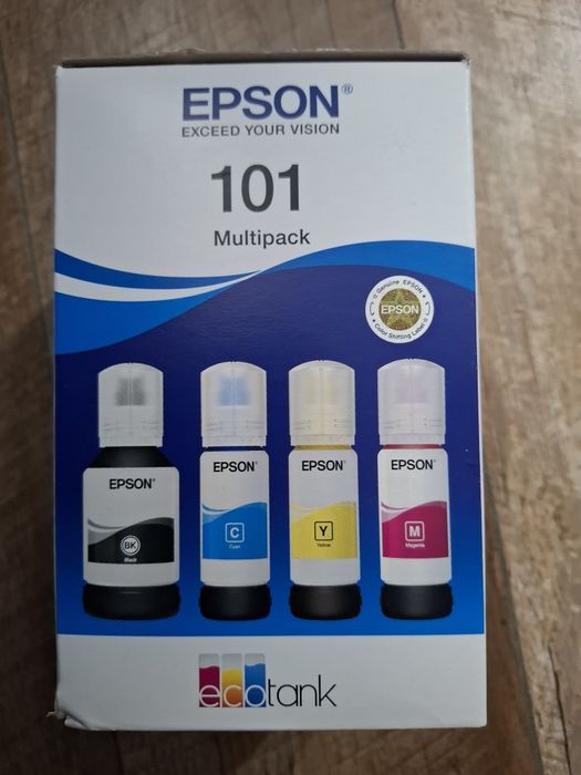 Nowe tusze epson 101. 3 komplety sprzedawane razem. OKAZJA,TANIO