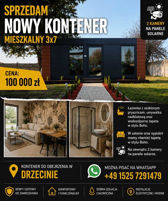 Kontener mieszkalny / mieszkanie / dom