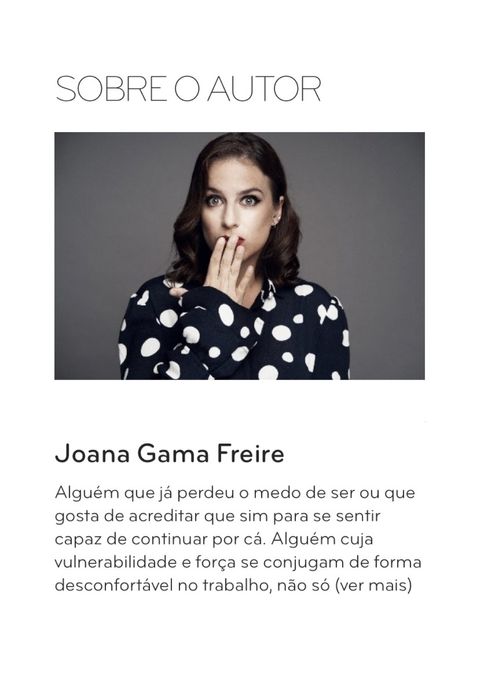 “Alguém que Me Cale”, de Joana Gama Freire