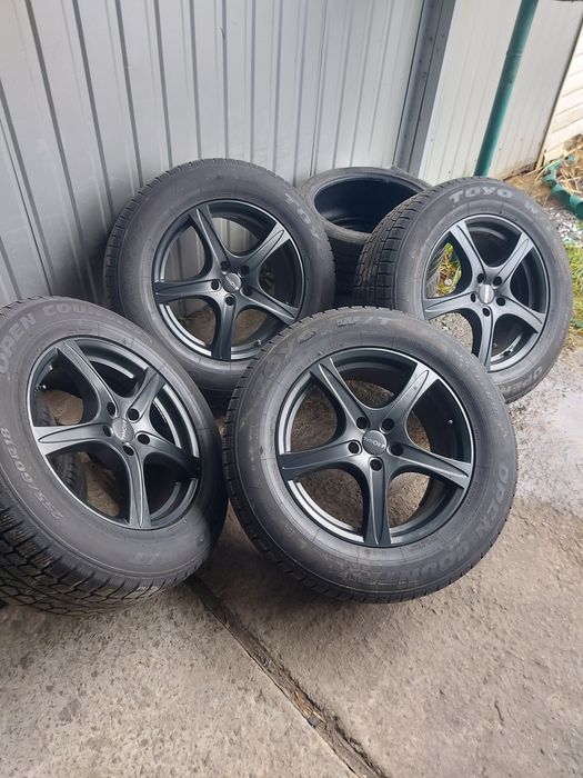 R18 диски Ronal 5×114,3  чорні стан нових 4диски. R18