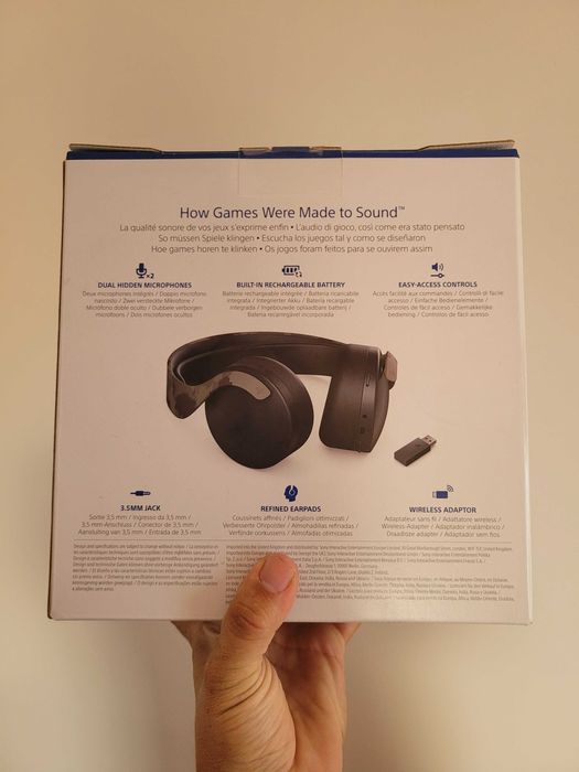 Auscultadores Originais da PS5