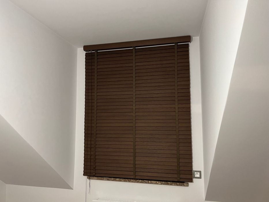 ŻALUZJE DREWNIANE BASSWOOD 25mm lub 50 mm Na wymiar. Wrocław