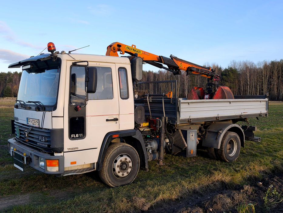 Volvo Fl6 ,611 180km specjalny zimowego utrzymania hds wywrotka