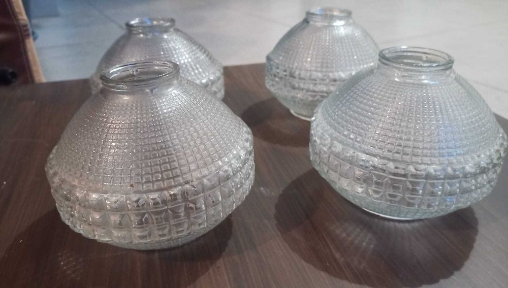 Plafons vidro para luminaria vintage