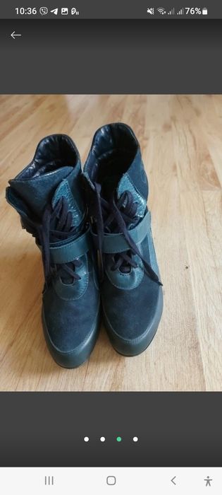 Ботинки на танкетке