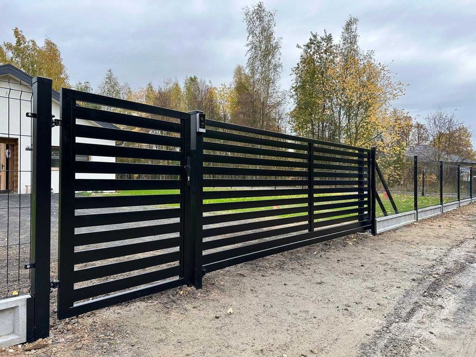 Ogrodzenie Panelowe, Brama, Furtka, Automat, Domofon, Panele 2d 3d