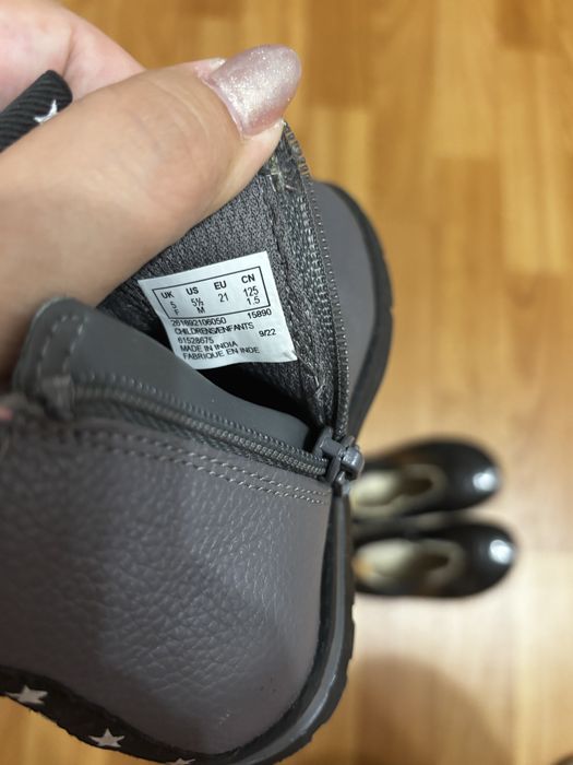 Осінні чоботи, черевики, хайтопи, ботинки Clarks 22 розмір, устілка 13,5 см, 14,5 см