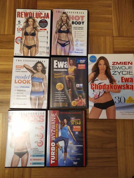 DVD z Ewą Chodakowską ćwiczenia na dvd + książka