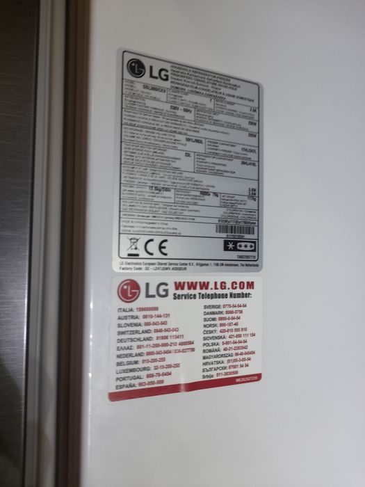 Frigorífico Americano LG como novo