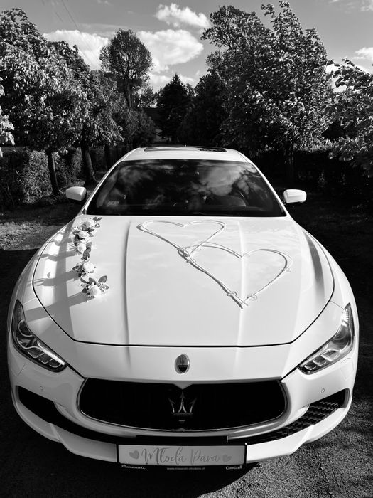 Maserati Ghibli - samochód do ślubu