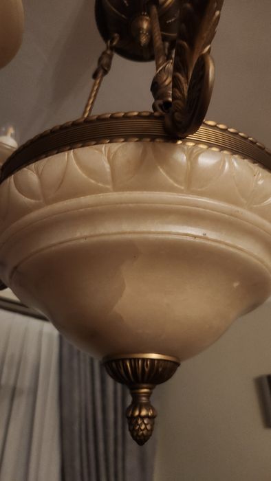Candeeiros sala pedra Alabastro