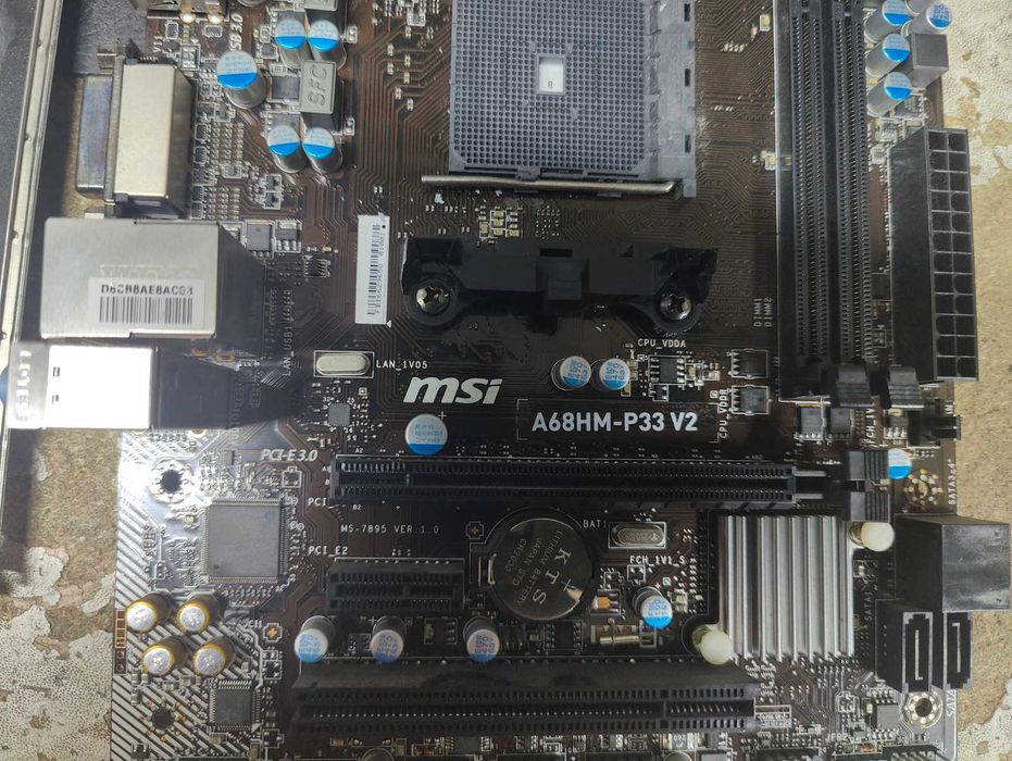 Материнская плата MSI A68HM-P33 V2 sFM2+, AMD A68H, PCI-Ex16