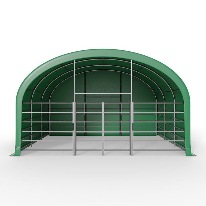 Zagroda dla zwierząt 6x6m PVC 750g/m2, idealna dla koni, bydła