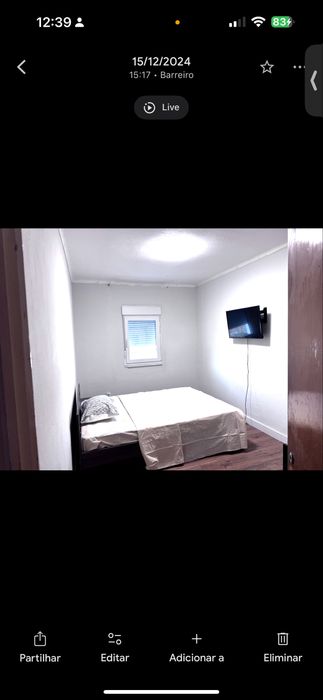 Quarto mobilado