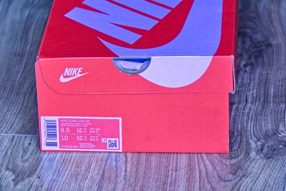 Nowe buty NIKE Dunk Low QS Lebron James Fruity Peebles 42