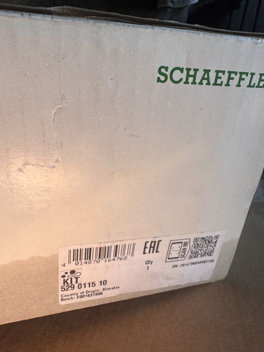 Коплект ременя та роликів генератора 529 0115 10 INA Новий Mercedes