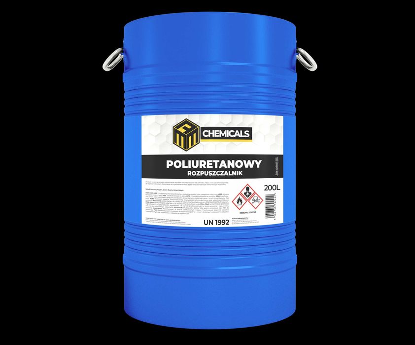 ROZCIEŃCZALNIK rozpuszczalnik POLIURETANOWY 200 L  cena netto