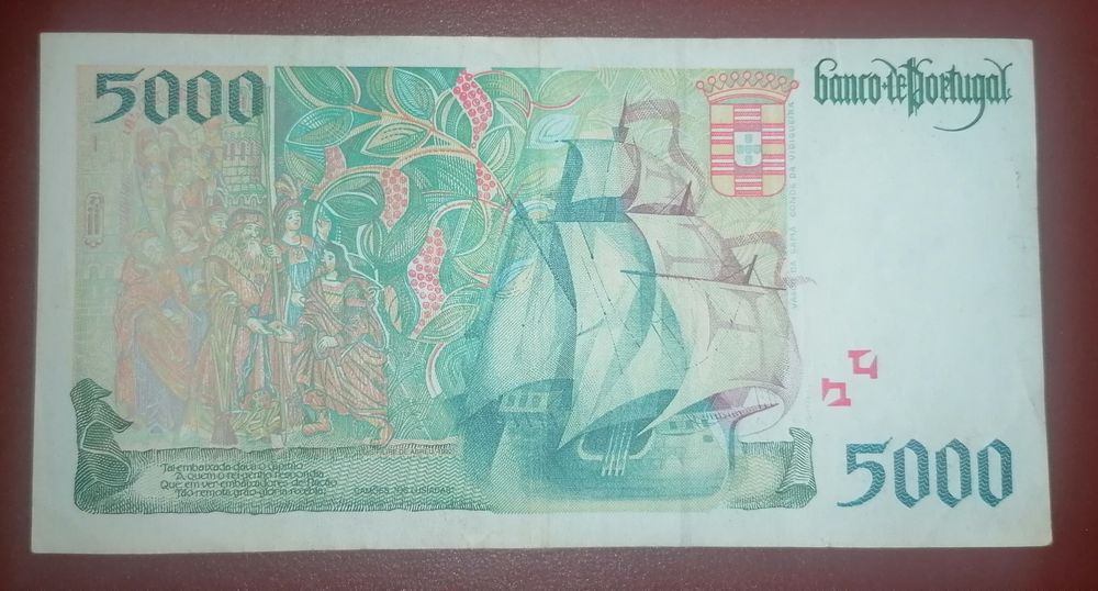 Nota de 5000 escudos