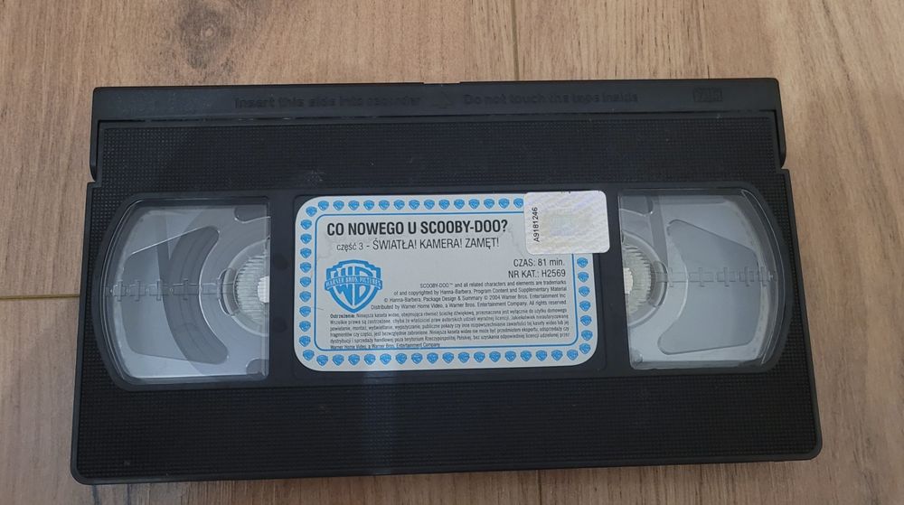 Scooby-Doo kaseta vhs