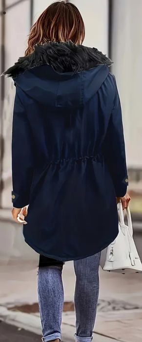 Kurtka płaszczyk ocieplana Plus Size 2xl