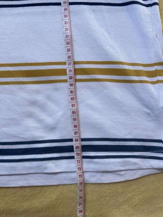 #Cropp koszulka polo biała paski XXL