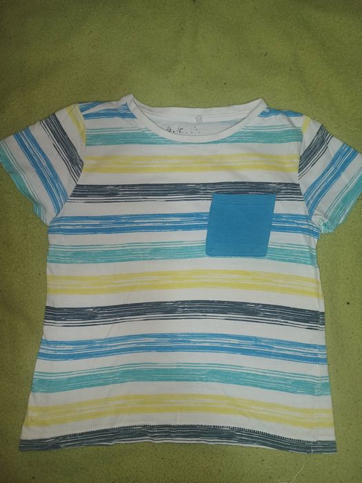 Zestaw t-shirt koszulka 116 (6 szt.)