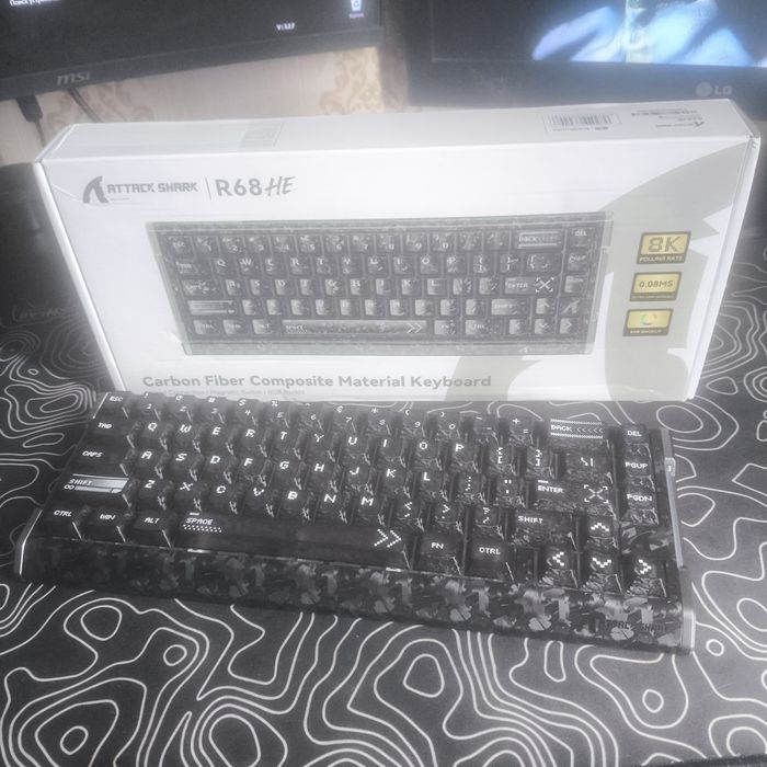 Клавиатура attack shark r68he