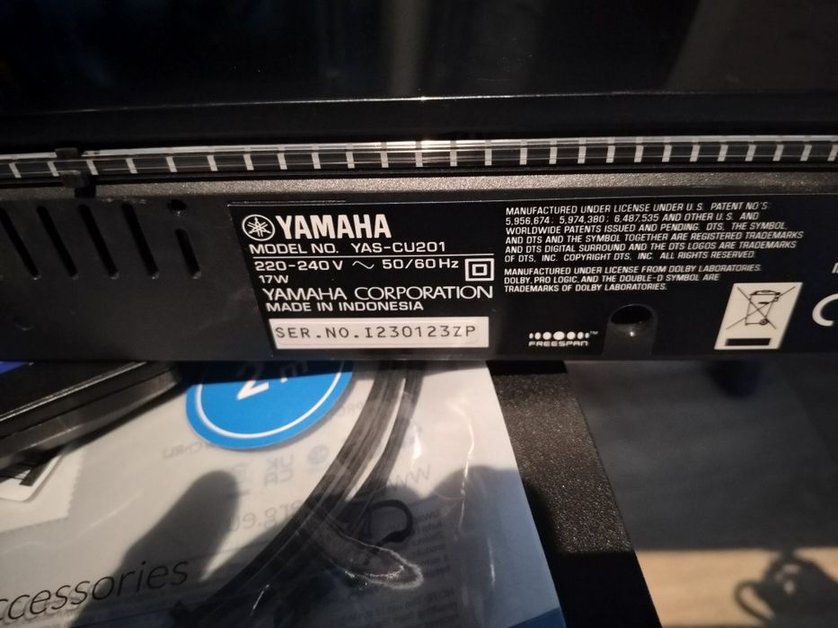 Yamaha yas-201 + subwoofer + pilot