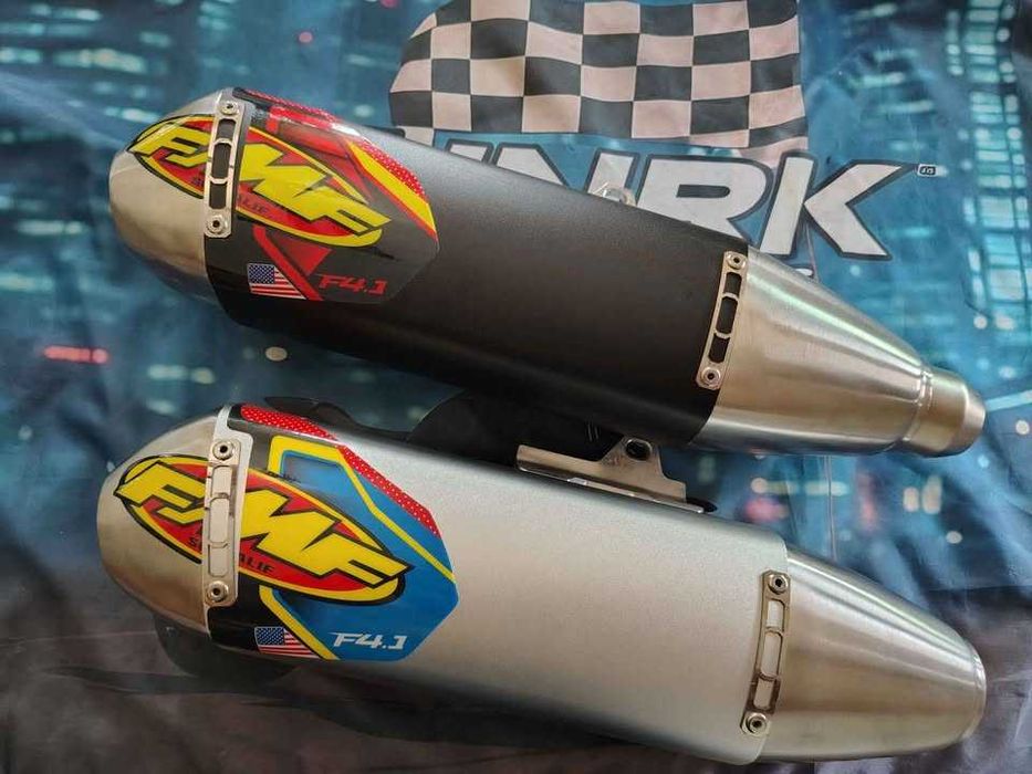 FMF -moto 4tempos - ponteiras de escape moto , moto 4 .etc rep. preto ou cinza