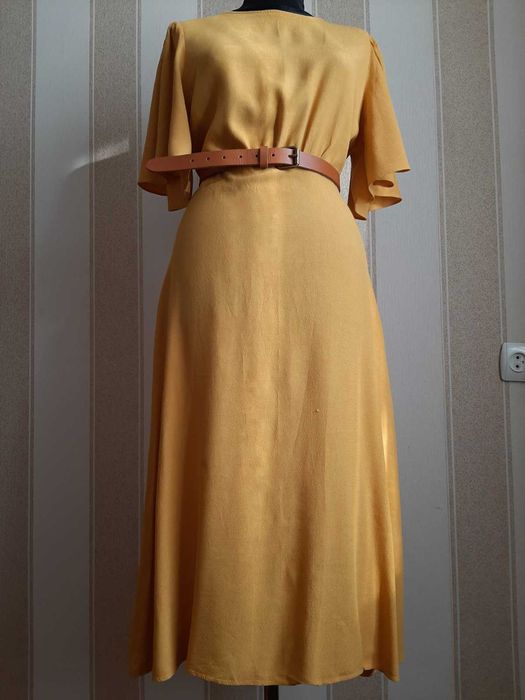 Сукня,плаття літнє, міді, 100% віскоза.