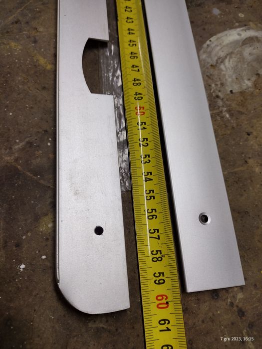 Listwy, okucia meblowe, blatowe