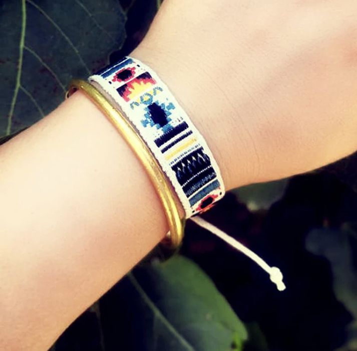 Pulseiras de corda etnicas