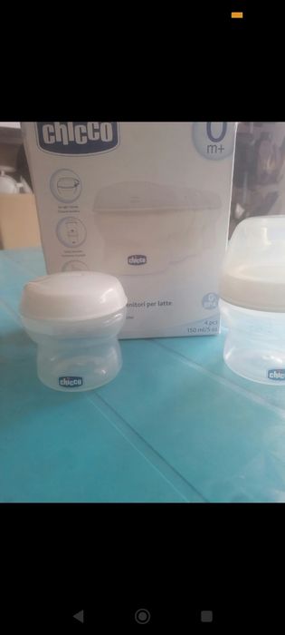 Copos armazenamento leite Chico